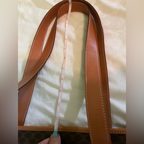 Celine Brown Macadam PVC/ Leather Tote Bag 🤎 - Picture 10 of 13